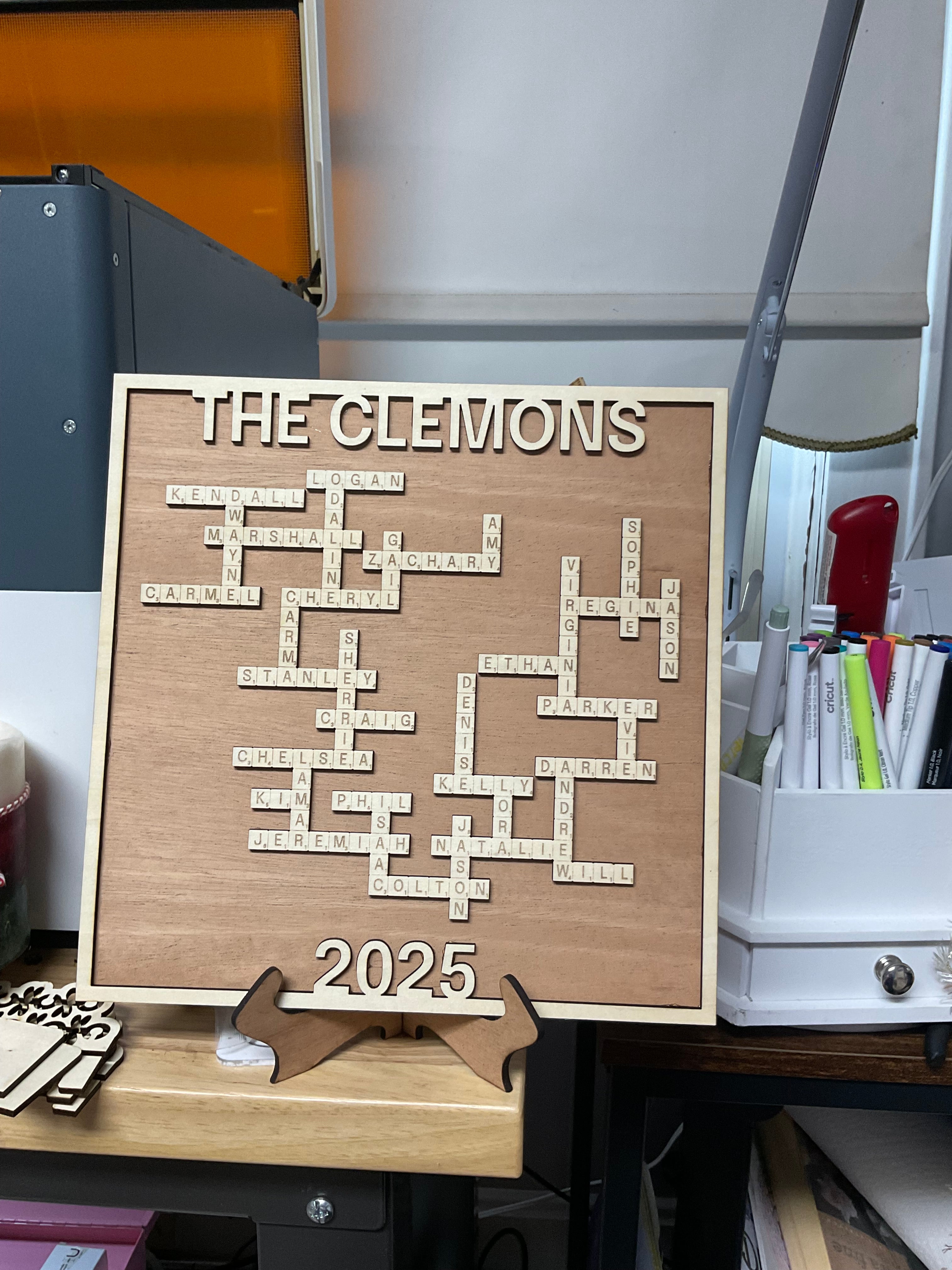 Family Scrabble - Sherrie’s Ky Creations