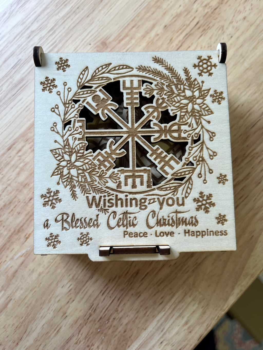 Celtic ornaments with storage box - Sherrie’s Ky Creations