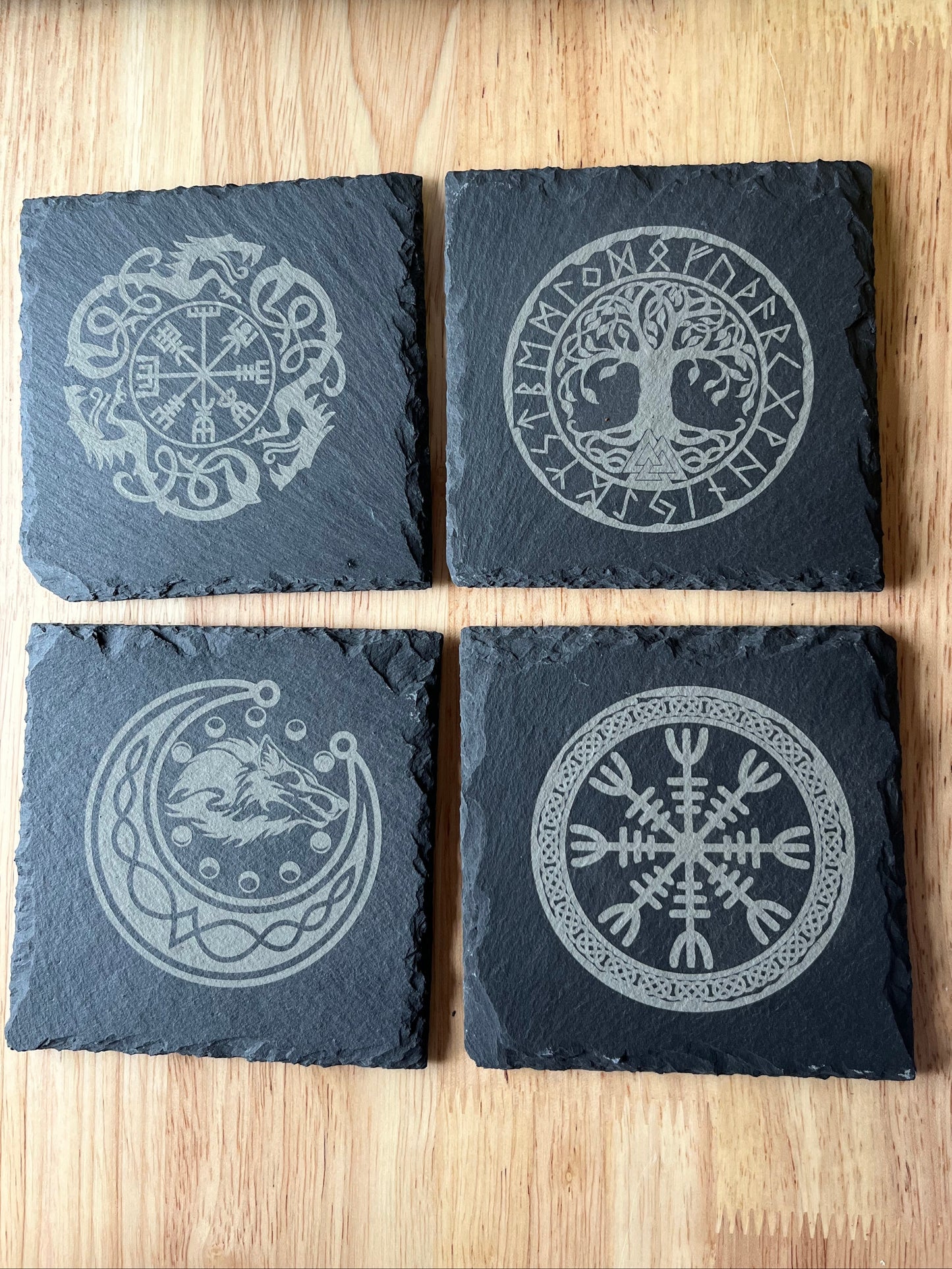 Slate coasters