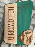 Park Milestone photo props - Sherrie’s Ky Creations