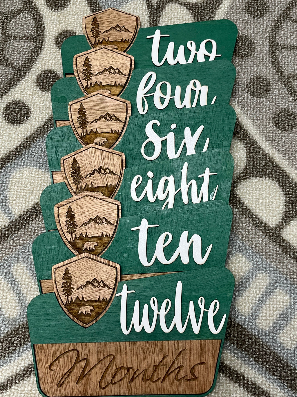Park Milestone photo props - Sherrie’s Ky Creations