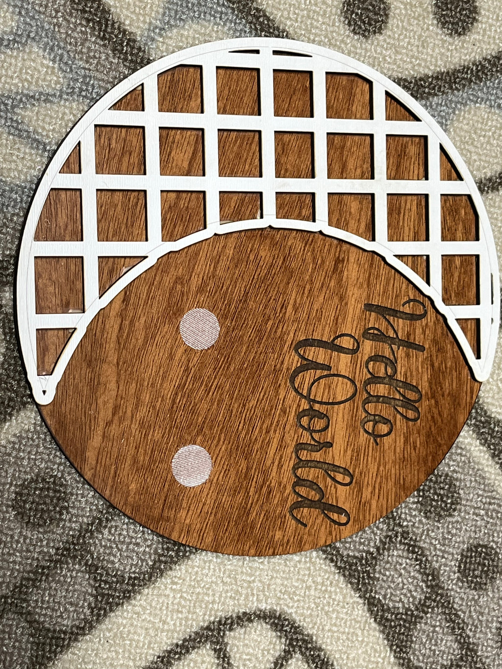 Lattice milestone photo props - Sherrie’s Ky Creations