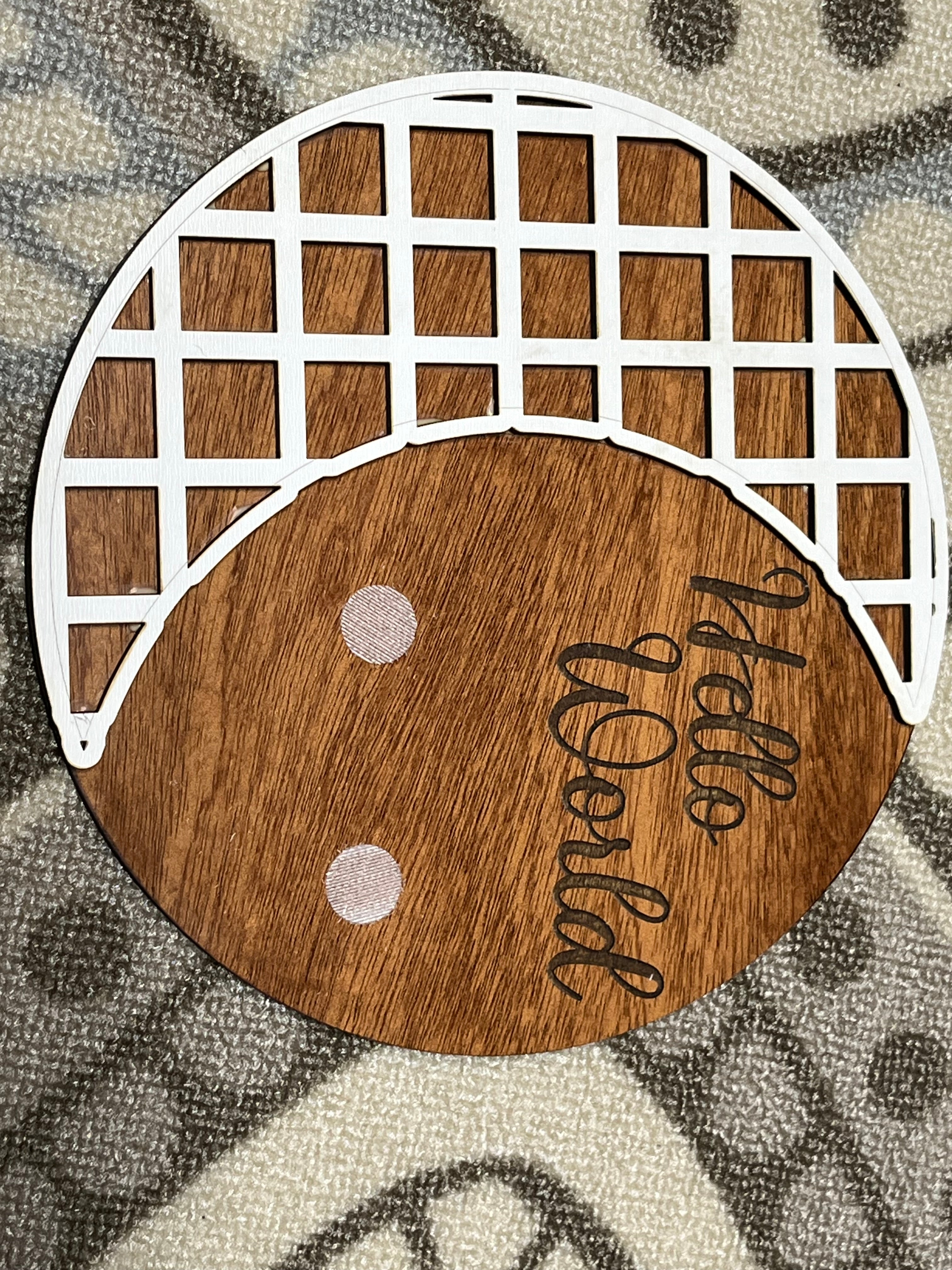 Lattice milestone photo props - Sherrie’s Ky Creations