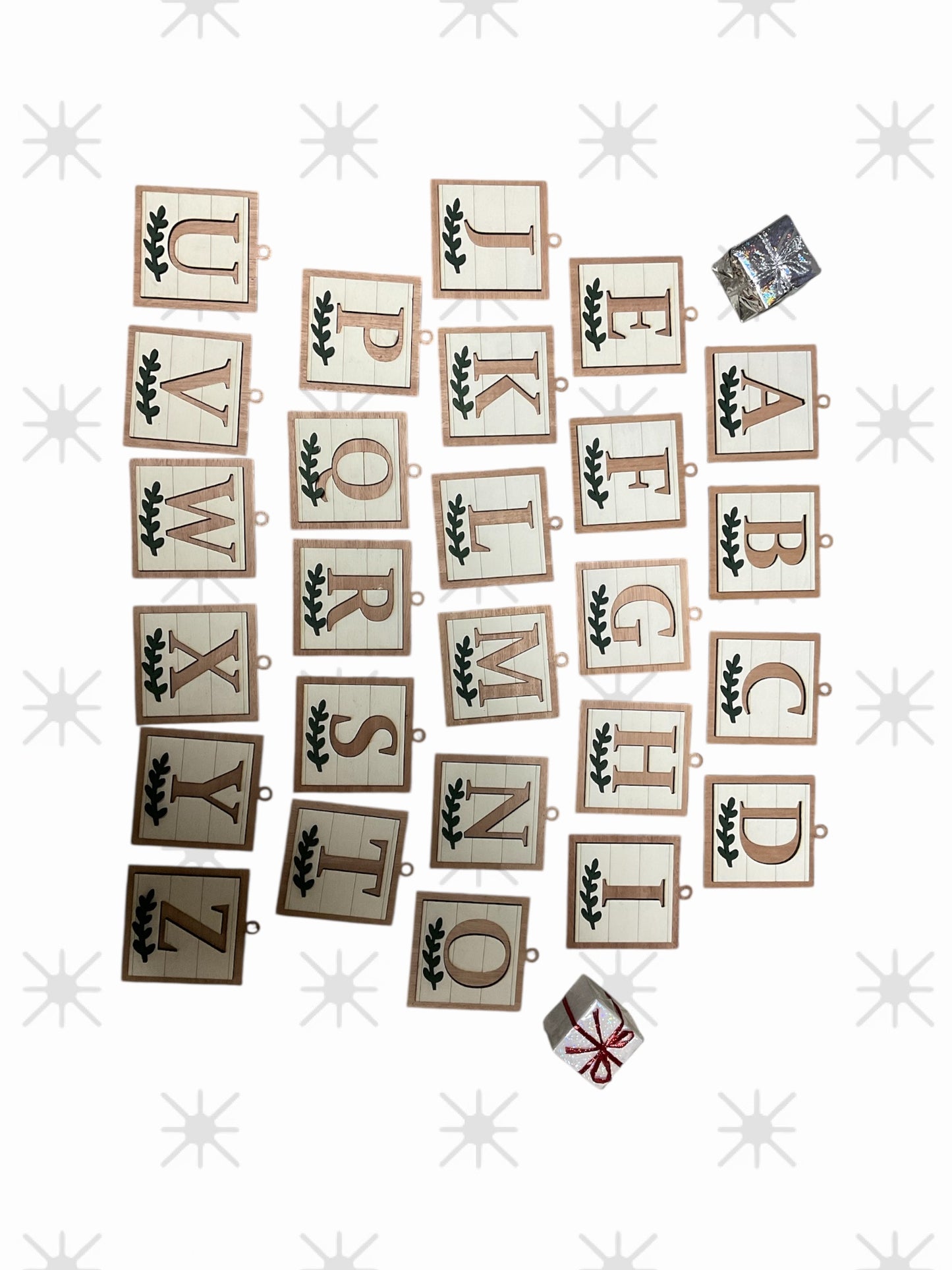 Alphabet ornaments
