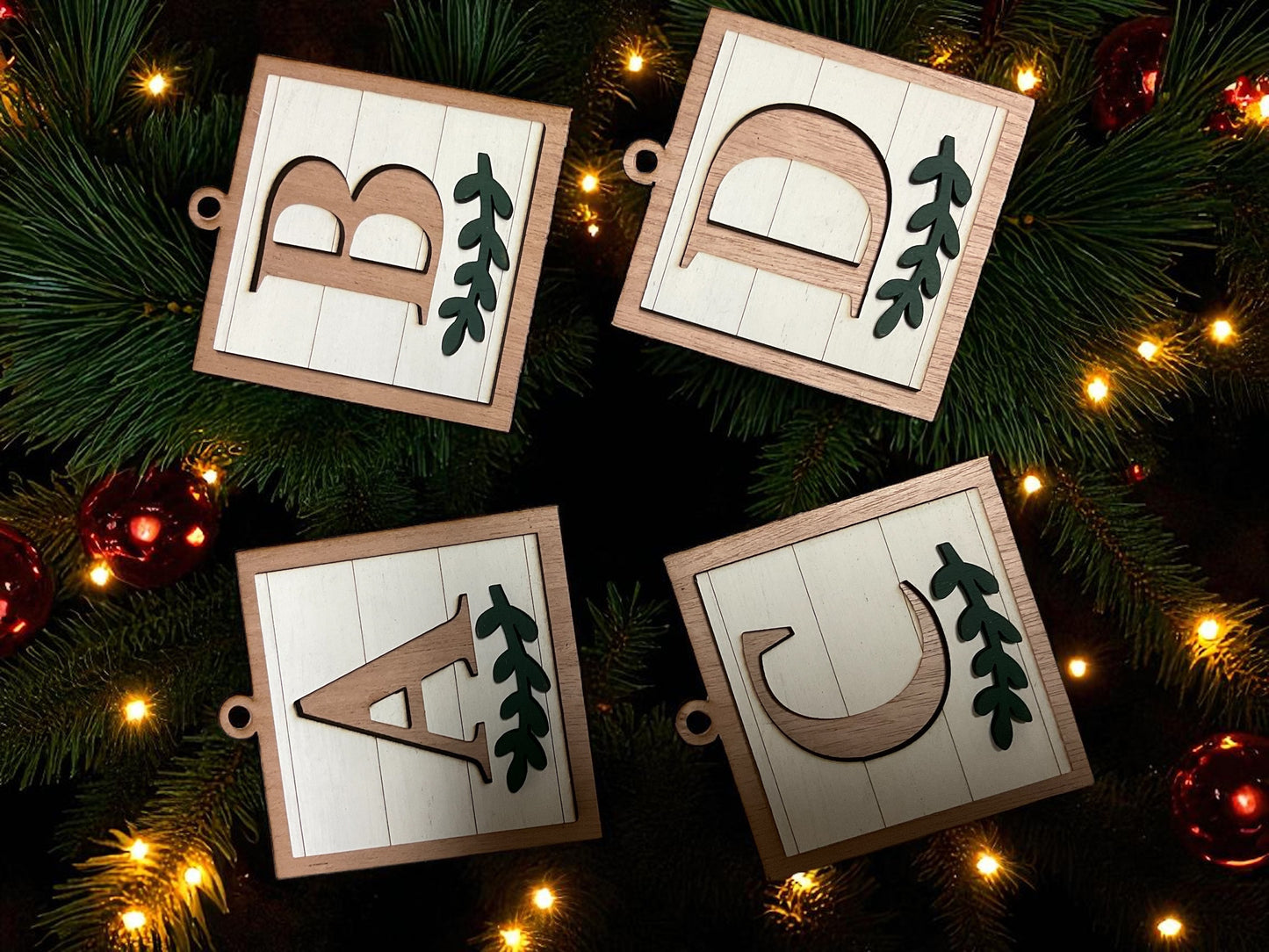 Alphabet ornaments
