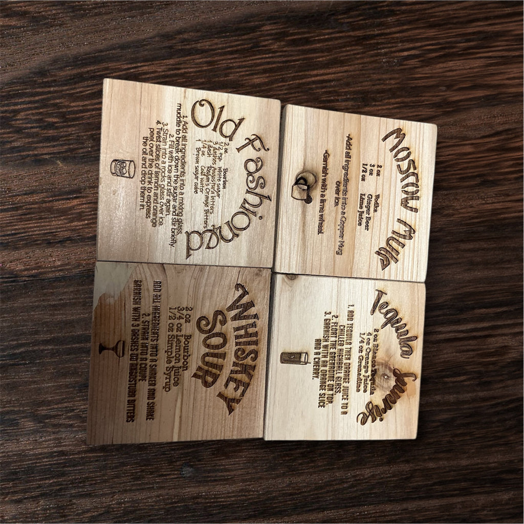 Let’s have a drink coaster set - Sherrie’s Ky Creations