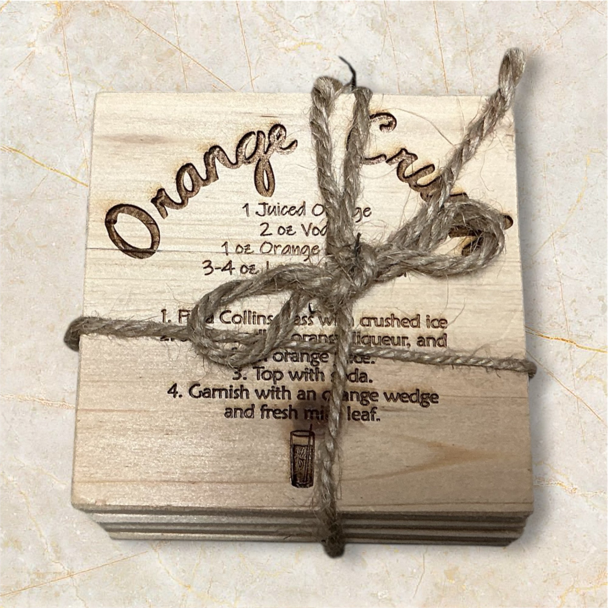Let’s have a drink coaster set - Sherrie’s Ky Creations