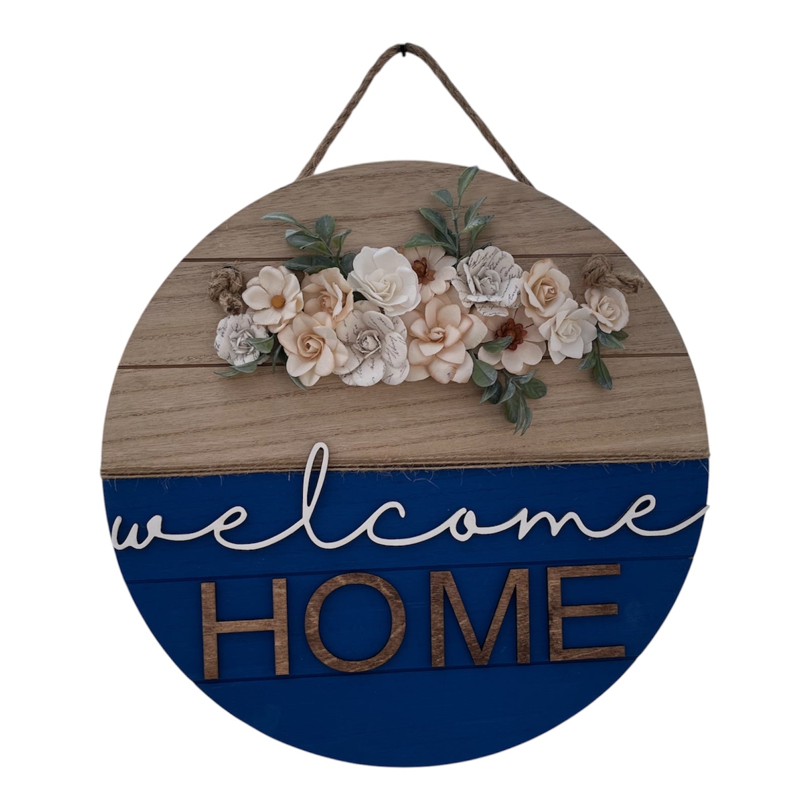 Welcome door hanger by Sherrie’s Ky Creations featuring a decorative design for front door decor.